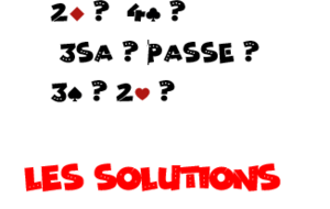 Test d'enchères n°6 - solutions