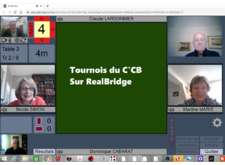 Tournoi en ligne Realbridge 18 donnes