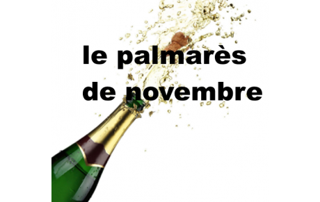 Challenge Champagne: le palmarès de novembre