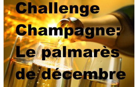 Challenge Champagne: le palmarès de décembre