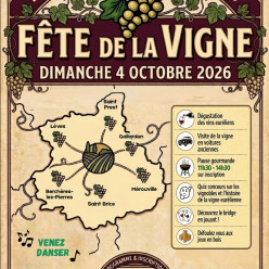 Dimanche 4 Octobre 2026 - C'Chartres Bridge présent à Lèves pour la fête de la vigne